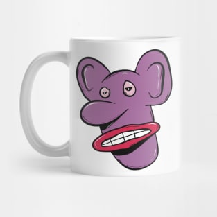 Pink funny face Mug